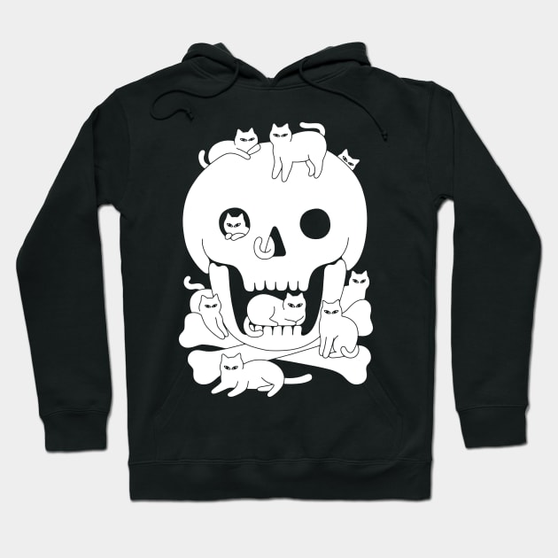 Cats and Crossbones Hoodie by obinsun